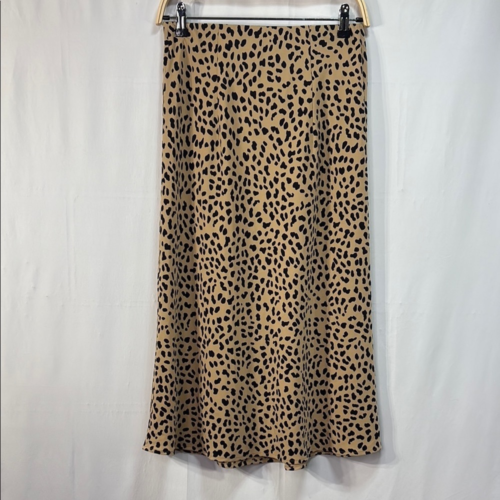 🐊Sanctuary Leopard Print Maxi slip Skirt - Picture 3 of 4